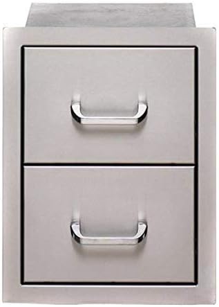 Bull Outdoor Products 56985 Double Drawer, Stainless Steel