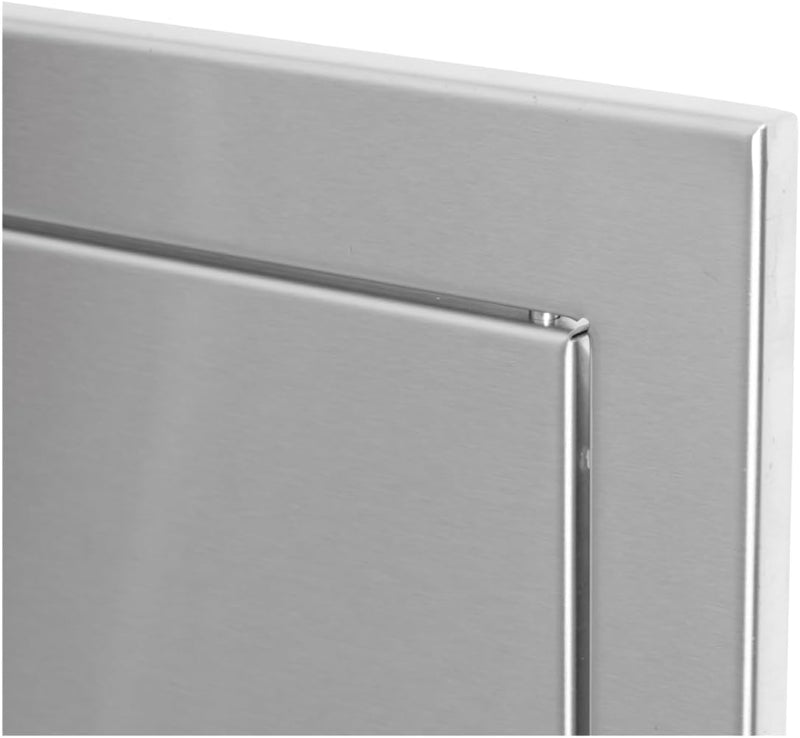 Bull Outdoor Products 30" S/S Single Storage Door w/ 2 Drawer Combo w/Reveal, Stainless Steel (25890)