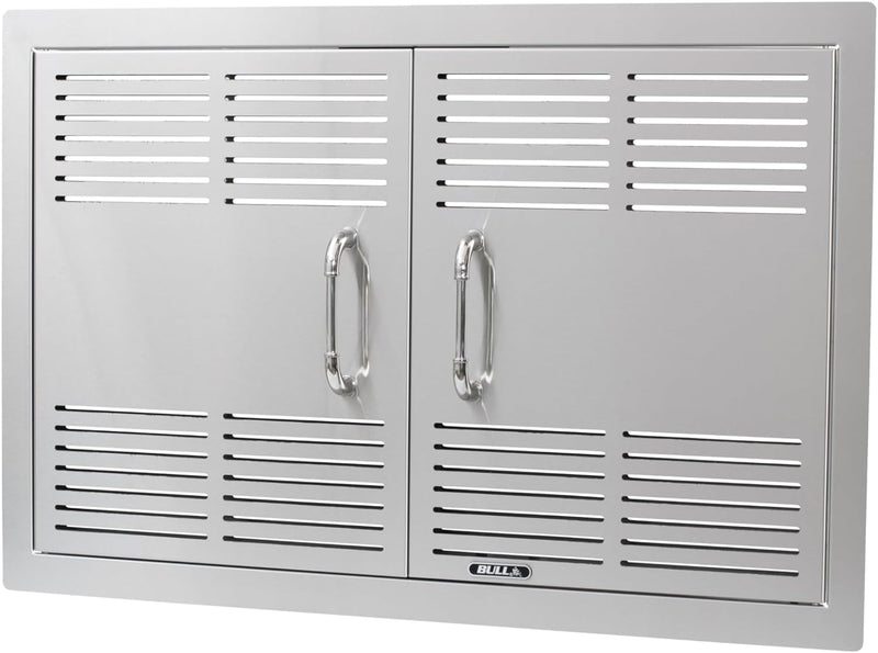 Bull Outdoor Products 30" Dual Lined Vented Double Door w/Reveal, Stainless Steel (45580)