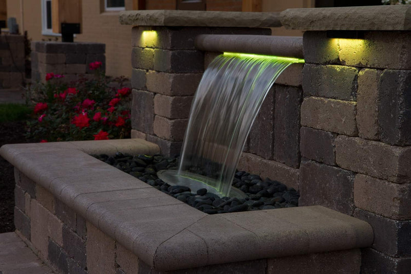 Atlantic Water Gardens CC36 Lighted Waterfall Spillway, 36-inch, Color Changing Colorfalls