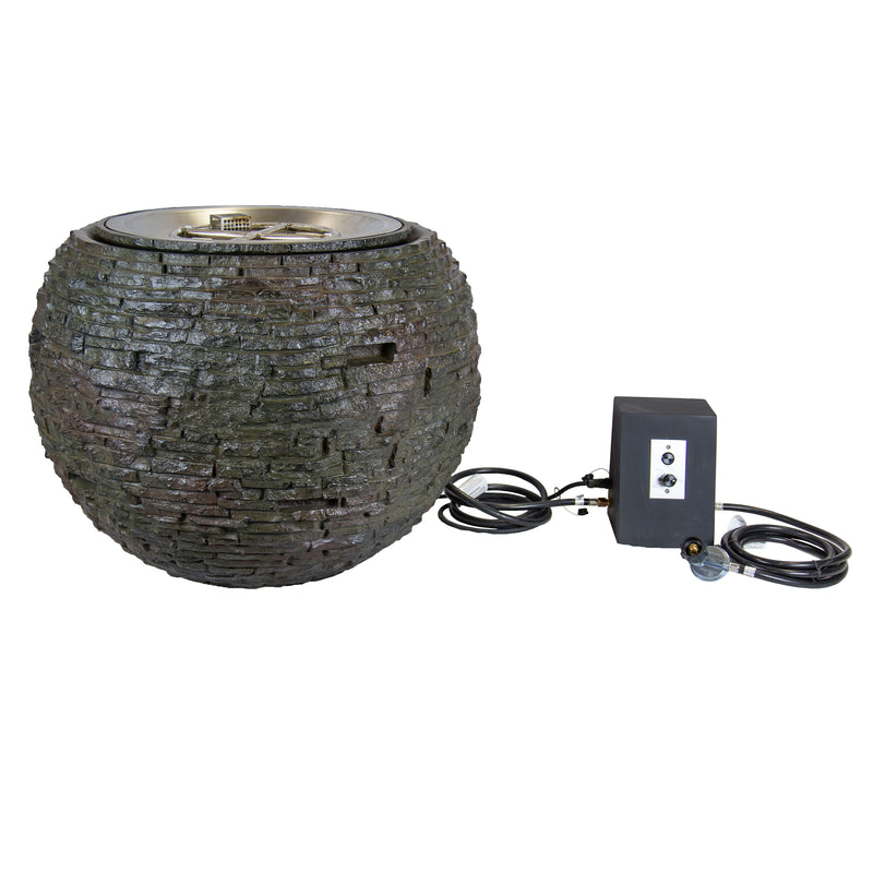 Aquascape - 58093 - Fire and Water Stacked Slate Sphere