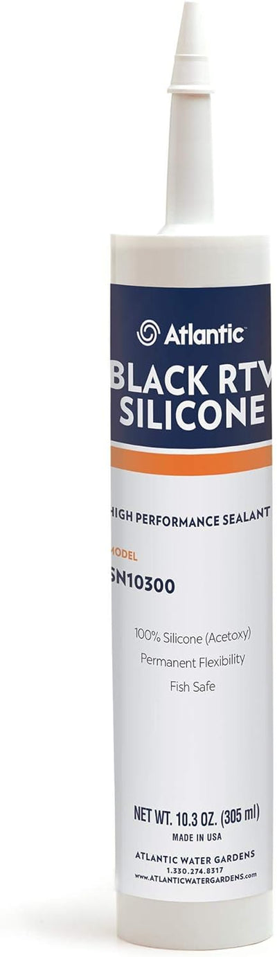 Atlantic SN10300Black Silicone Pond Sealer, 10.3-Ounce