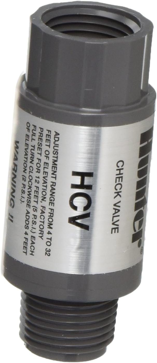 Hunter Sprinkler HC50F50M HCV 1/2-Inch Female Inlet by 1/2-Inch Male Outlet Check Valve