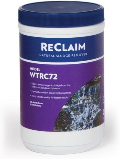 Reclaim WTRC72 Natural Sludge Remover, 72-1/2oz Tablets