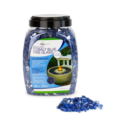 Aquascape - 78263 - 1/4 in Reflective Cobalt Blue Fire Glass