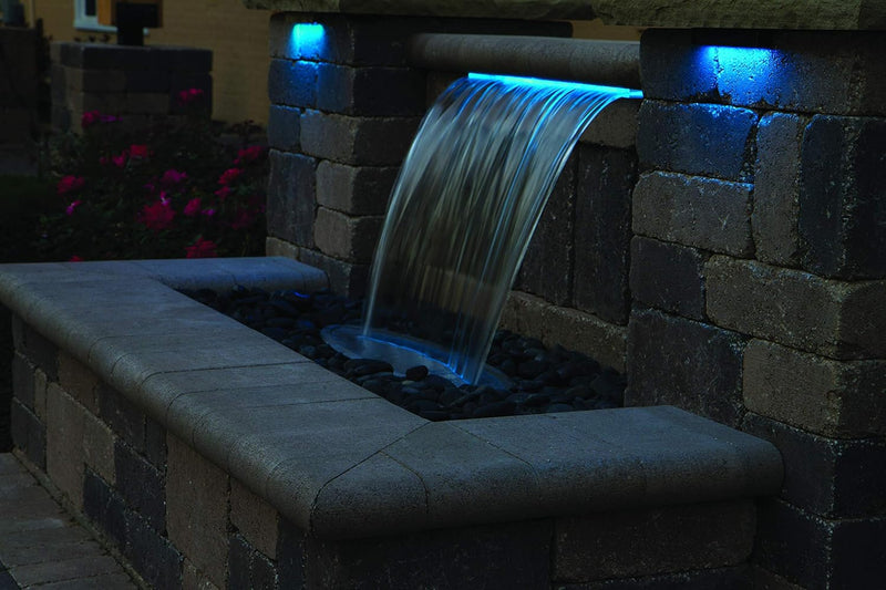 Atlantic Water Gardens CC12 Lighted Waterfall Spillway, 12-inch, Color Changing Colorfalls