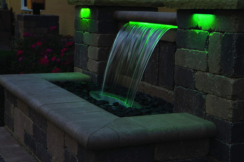 Atlantic Water Gardens CC24 Lighted Waterfall Spillway, 24-inch, Color Changing Colorfalls
