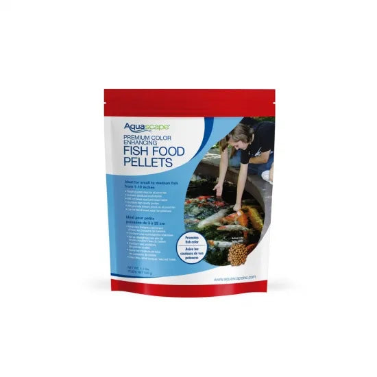 Aquascape - 98873 - Premium Color Enhancing Fish Food Pellets - 1lb