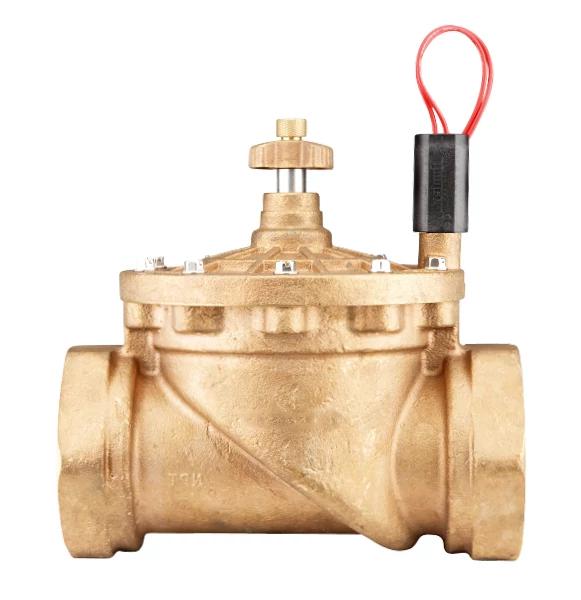 Hunter Industries IBV301GFS Valve, 80 mm brass globe valve with flow control and factory-installed Filter Sentry Mechanism