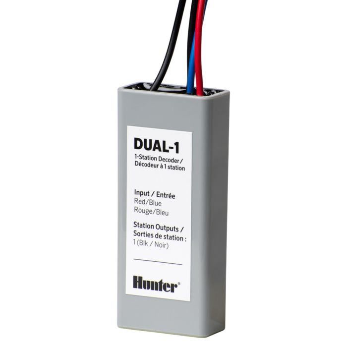 Hunter Industries Industries Sprinkler DUAL1 I-Core Controller Single Station Dual Decoder