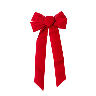 Large Red Bow for 48 or 60 Inch Wreaths - Yard Outlet